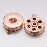 10pcs/lot Silver 18MM Snap Buttons Accessory For DIY Snap Bracelets Necklace