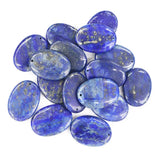 10pcs Natural Stone Oval Necklace Pendants Reiki Charms