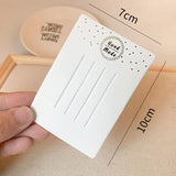 10pcs Hair Accessory Display Cards for Hair Band Hairpins Hair Clips