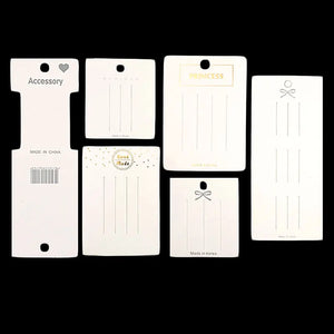 10pcs Hair Accessory Display Cards for Hair Band Hairpins Hair Clips