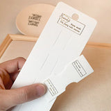 10pcs Hair Accessory Display Cards for Hair Band Hairpins Hair Clips