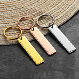 10pcs Stainless Steel Key Chain Ring Accessory for Jewelry Making