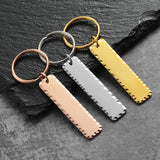 10pcs Stainless Steel Key Chain Ring Accessory for Jewelry Making