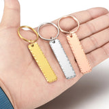 10pcs Stainless Steel Key Chain Ring Accessory for Jewelry Making
