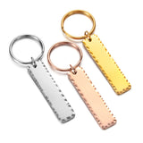 10pcs Stainless Steel Key Chain Ring Accessory for Jewelry Making