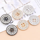 10pcs Rhinestone Metal Snap Buttons for DIY Jewelry