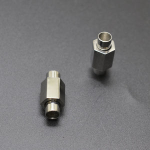 10pcs Hexagon Stainless Steel Clasp Magnetic Closures for Bracelets DIY