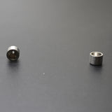 10pcs Stainless Steel Crimp End Beads Round Stopper Spacer Beads DIY Jewelry