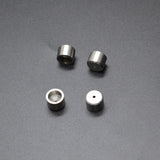 10pcs Stainless Steel Crimp End Beads Round Stopper Spacer Beads DIY Jewelry