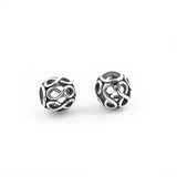 10pcs Hollow Figure 8 Spacer Beads DIY Jewelry Bracelet Necklace Making
