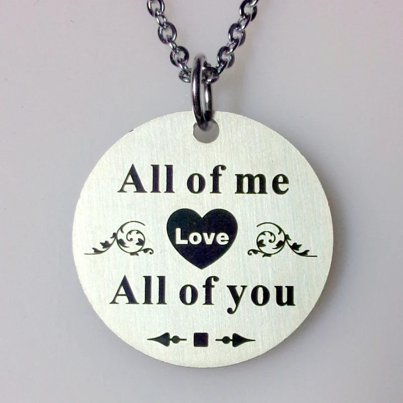 10pcs Stainless Steel Pendant Necklace with Chain