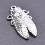 10pcs Stainless Steel Insect Jewelry Pendant Charm DIY Earrings Craft Supplies
