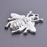 10pcs Stainless Steel Insect Jewelry Pendant Charm DIY Earrings Craft Supplies