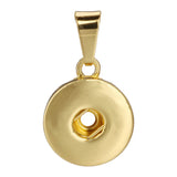 10pcs Snap Buttons Pendant Charm DIY Necklace Jewelry Findings