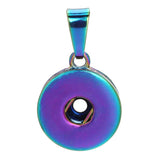 10pcs Snap Buttons Pendant Charm DIY Necklace Jewelry Findings