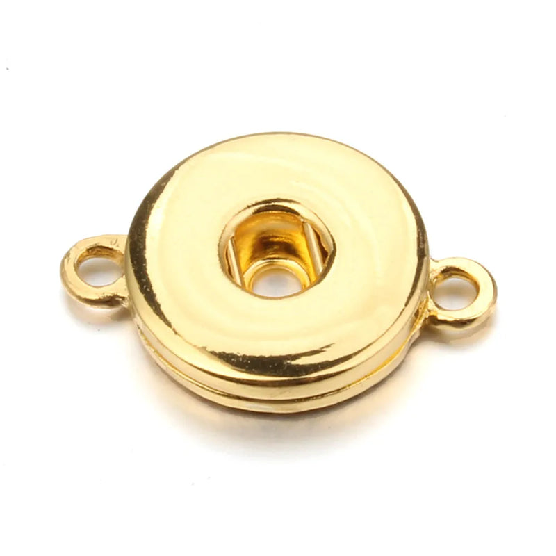10pcs DIY Charm Snap Buttons 18mm/12mm Snap Jewelry Finding ZM004