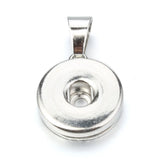 10pcs DIY Charm Snap Buttons 18mm/12mm Snap Jewelry Finding ZM004