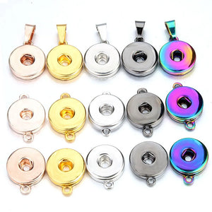 10pcs/lot DIY Charm Snap Buttons for Bracelets Necklace XH653