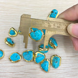 10pcs Turquoise Loose Beads DIY Jewelry Making Accessories