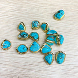 10pcs Turquoise Loose Beads DIY Jewelry Making Accessories