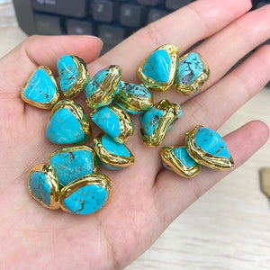 10pcs Turquoise Loose Beads DIY Jewelry Making Accessories