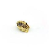 10pcs CZ Helmet Spacer Beads for Jewelry Making