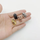 10pcs CZ Helmet Spacer Beads for Jewelry Making