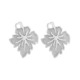 10pcs Leaves Earrings Stainless Steel DIY Earring For Women Girls
