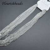 10pcs Pink Rose Plated Necklace Chains