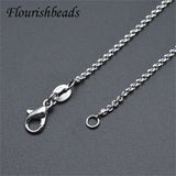 10pcs Pink Rose Plated Necklace Chains