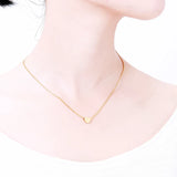 10pcs Love Heart Necklace Stainless Steel Couple Pendant Jewelry