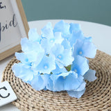 10pcs Silk Hydrangea Artificial Flowers Home DIY Decoration Wedding Wreath