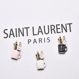 10pcs Gold Enamel Charms for DIY Jewelry Making