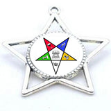 10pcs Masonic Eastern Star Charms Oes Pentagram Pendant for Jewelry Making