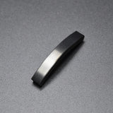 10pcs Matte Stainless Steel Tube Beads Bayonet Clasp Leather Bracelet Jewelry