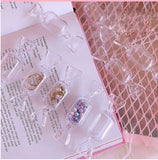 10pcs Mini Candy Shape Jewelry Box Lightweight Portable Earrings Necklace Case