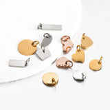 10pcs Stainless Steel Charms for DIY Jewelry Necklace Bracelet Anklet