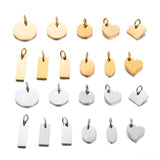 10pcs Stainless Steel Charms for DIY Jewelry Necklace Bracelet Anklet