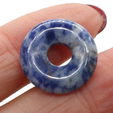 10pcs Mixed Natural Stone Bead Malachites Tiger Eye Big Hole Loose Bead 18mm