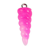 10pcs Mixed Random Unicorn Horn Charms DIY Earrings Keychain