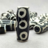 Natural Sky Eye Agate Bucket Beads for Bracelet DIY