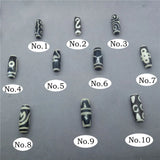 Natural Sky Eye Agate Bucket Beads for Bracelet DIY
