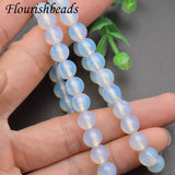 Opalite Stone Beads Bracelet 10pcs 8mm Elastic Rope Jewelry Gift