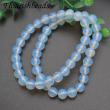 Opalite Stone Beads Bracelet 10pcs 8mm Elastic Rope Jewelry Gift