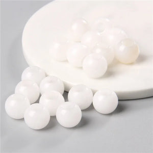10pcs Natural Stone Beads Charm Pendant for Jewelry Making, Hole 5mm
