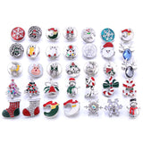 10pcs Rhinestone Mini Metal Snap Buttons for Snap Jewelry