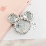 10pcs Zinc Alloy Cartoon Doll Mirror DIY Mobile Phone Case Accessories