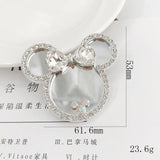 10pcs Zinc Alloy Cartoon Doll Mirror DIY Mobile Phone Case Accessories