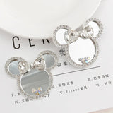 10pcs Zinc Alloy Cartoon Doll Mirror DIY Mobile Phone Case Accessories