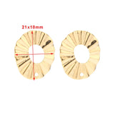 10pcs Golden Stainless Steel Post Stud Earrings for Dangle Earrings